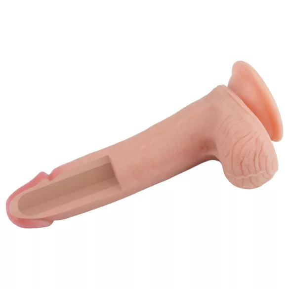 Lovetoy Nature Cock - consolador realista doble capa - 20cm - color piel