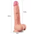 Lovetoy Nature Cock - consolador realista doble capa - 25cm - color natural