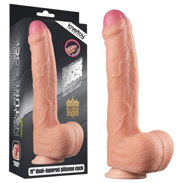 Dildo realista Lovetoy Natural 28 cm