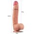 Lovetoy Pene Natural - Doble Capa Realista 30cm (Natural)