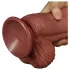 Lovetoy - dildo realista doble capa - 26cm - color natural