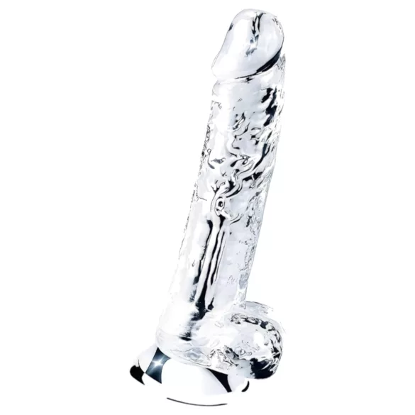 Lovetoy Flawless Clear - consolador con ventosa - 19 cm (transparente)