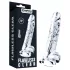 Lovetoy Flawless Clear - consolador con ventosa - 19 cm (transparente)