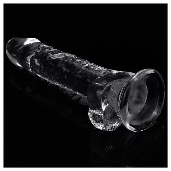 Lovetoy Flawless Clear - consolador con ventosa - 19 cm (transparente)