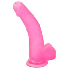 Lovetoy - Consolador con ventosa - 20cm - silicona rosa