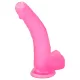 Lovetoy - Consolador con ventosa - 20cm - silicona rosa