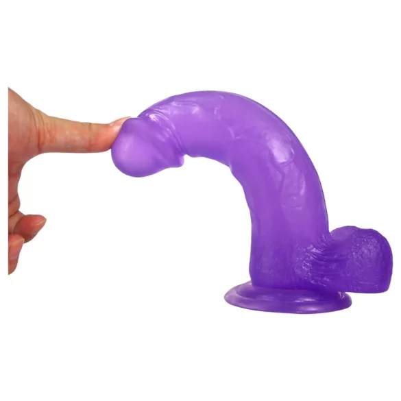 Lovetoy - consolador con ventosa - 20 cm - silicona lila
