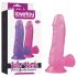 Lovetoy Jelly Studs - Dildo ventosa 15cm (rosa)