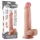 Lovetoy Sliding-Skin - dildo realista doble capa - 21cm - color natural