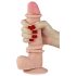 Lovetoy Sliding-Skin - Dildo de doble capa - 21cm (natural)