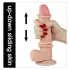 Lovetoy Sliding-Skin - dildo realista doble capa - 21cm - color natural