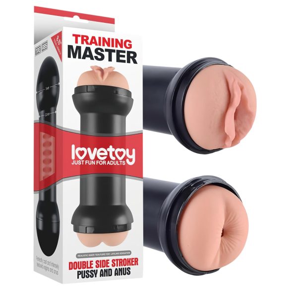 Lovetoy - masturbador doble (natural)