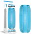 Entrenador Doble Lovetoy - Masturbador con textura (azul)