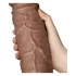 Lovetoy Chubby - consolador realista con ventosa - 25 cm - color natural