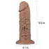 Lovetoy Chubby - consolador realista con ventosa - 25 cm - color natural