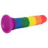 Lovetoy Prider - dildo realista - 19cm (arcoíris)