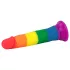 Lovetoy Prider - dildo realista - 19 cm - arcoíris