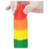 Lovetoy Prider - dildo realista - silicona - 19 cm - arcoíris