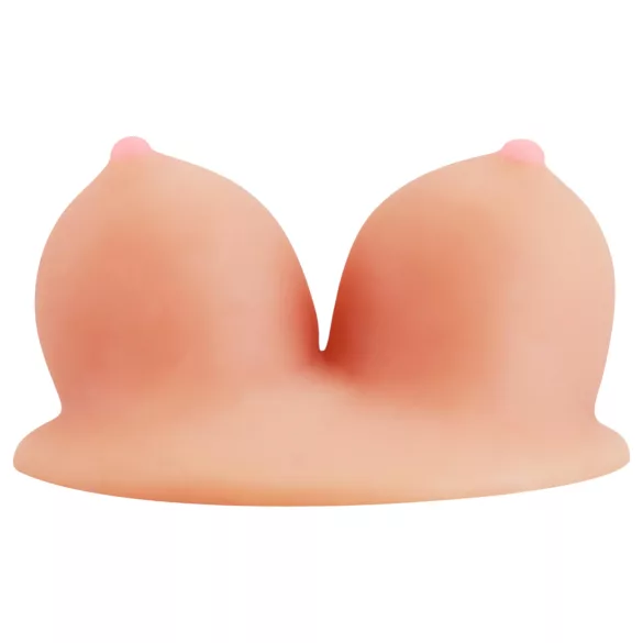 Lovetoy - soporte para móvil con ventosa - forma de pecho - color natural