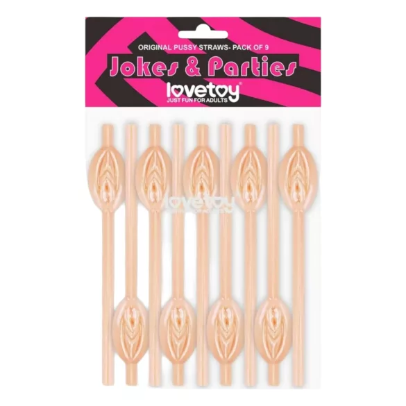 Lovetoy - pajita con forma de vagina - color natural
