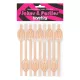 Lovetoy - pajitas con forma de vulva, accesorio para despedida de soltera (color natural)