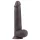 Lovetoy - Dildo realista de doble capa - 23 cm - marrón