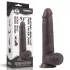 Lovetoy - Dildo realista de doble capa - 23 cm - marrón