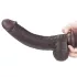 Lovetoy - Dildo realista de doble capa - 23 cm - marrón