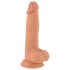 Mr. Rude - consolador realista con ventosa - 19 cm beige