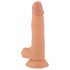 Mr. Rude - consolador realista con ventosa - 19 cm beige