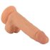 Mr. Rude - consolador realista con ventosa - 19 cm beige