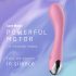 Lonely - Vibrador recargable de punto G (rosa)