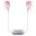Lovense Gemini - Pinzas vibradoras para pezones controladas por app (rosa)