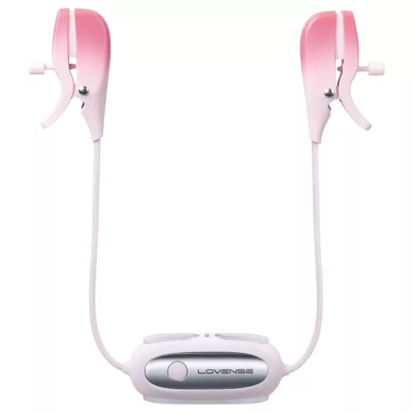 Lovense Gemini - Pinzas vibradoras para pezones controladas por app (rosa)