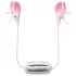 Lovense Gemini - Pinzas vibradoras para pezones controladas por app (rosa)