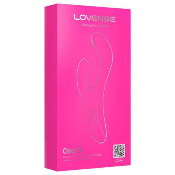 LOVENSE Osci 3 - vibrador con estimulador de clítoris - silicona rosa