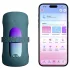 Lovense Gush 2 - vibrador para el glande controlado por app (turquesa)
