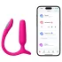 Lovense Lush Anal - Vibrador anal controlado por app, con luz LED - rosa