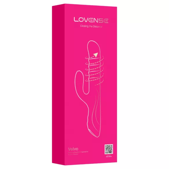 Lovense Velvo - Vibrador rotatorio con perlas para punto G y estimulador de clítoris