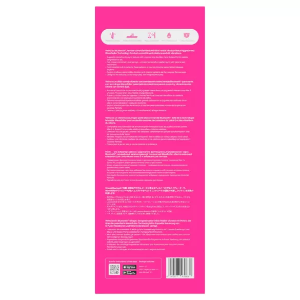 Lovense Velvo - Vibrador rotatorio con perlas para punto G y estimulador de clítoris