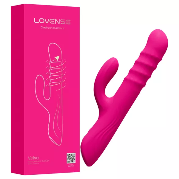 Lovense Velvo - Vibrador rotatorio con perlas para punto G y estimulador de clítoris