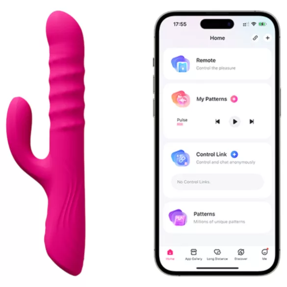 Lovense Velvo - Vibrador rotatorio con perlas para punto G y estimulador de clítoris