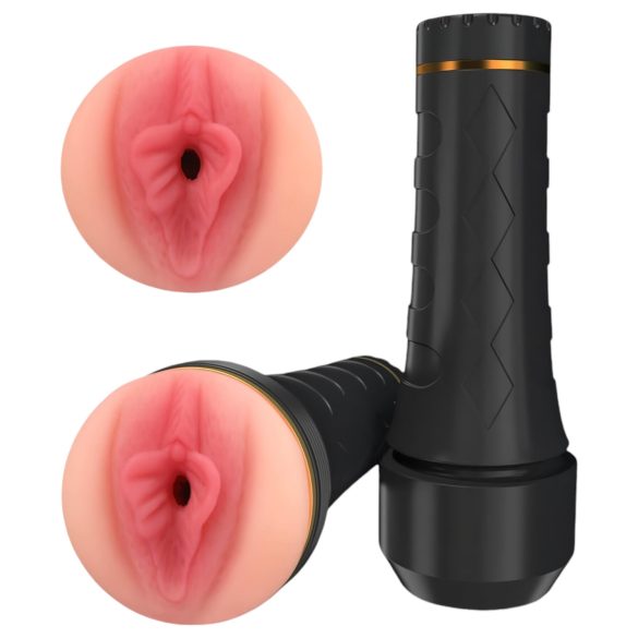 Tracy's Dog Copa - Masturbador Realista con Vagina (Negro-Natural)