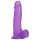 Tracy's Dog - Dildo realista con ventosa y testículos - silicona lila