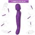 Varita Tracy's Dog - vibrador masajeador pulsante (lila)