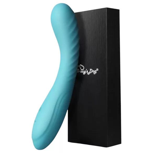 Tracy's Dog - vibrador punto G recargable - silicona turquesa