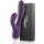 Conejito Tracy - vibrador morado, impermeable, con brazo estimulante