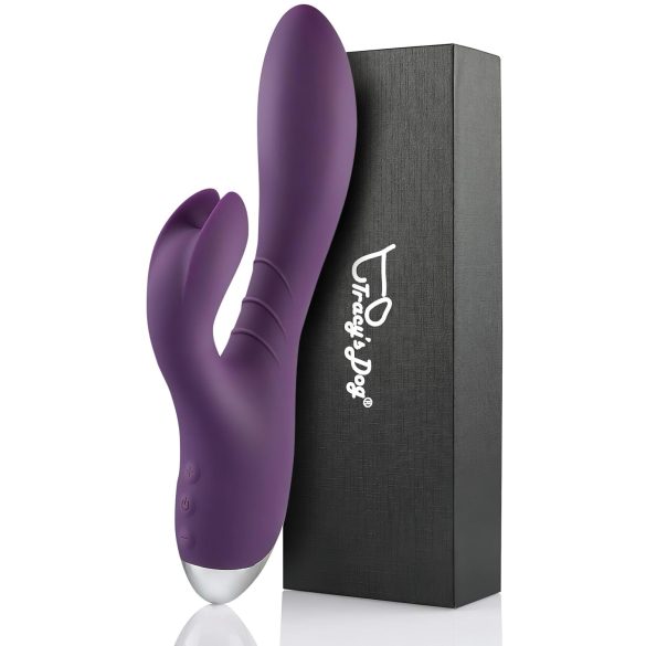 Conejito Tracy - vibrador morado, impermeable, con brazo estimulante