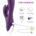 Conejito Tracy - vibrador morado, impermeable, con brazo estimulante
