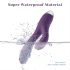 Conejito Tracy - vibrador morado, impermeable, con brazo estimulante